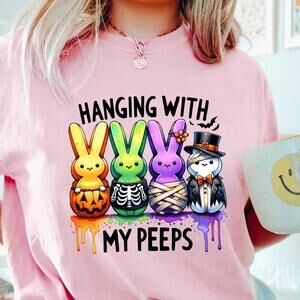 Hanging With My Peeps T-Shirt,  Easter Shirt, Easter Matching